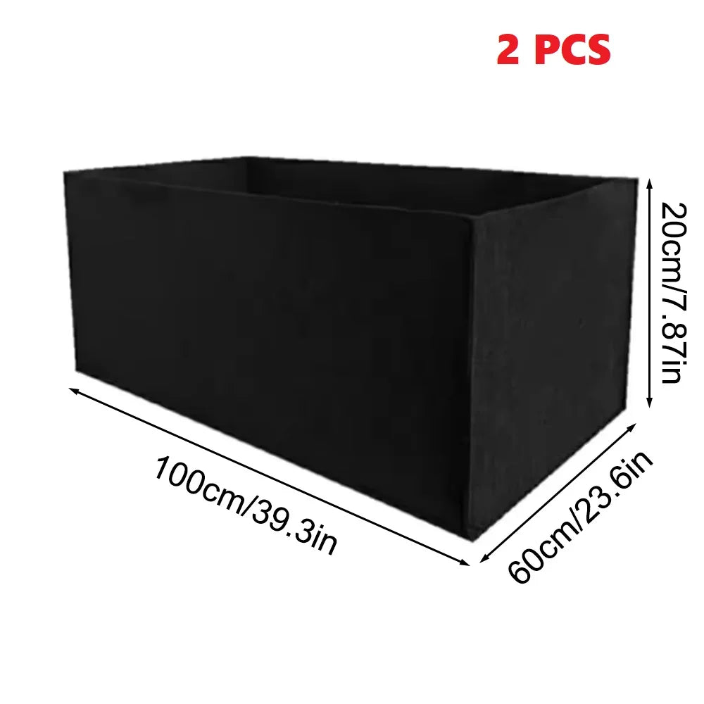 Square Felt Growing Bucket Plant Growth Bag Multi-Functional Vegetable Plant Non-Woven Felt Growing Bag
