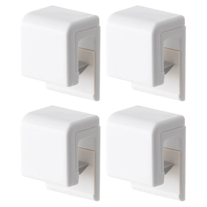 Wall Mounted Toothpaste Holder No Drilling Bathroom Organizer Hanging Shower Shelf for Toothbrush Face Wash Storage