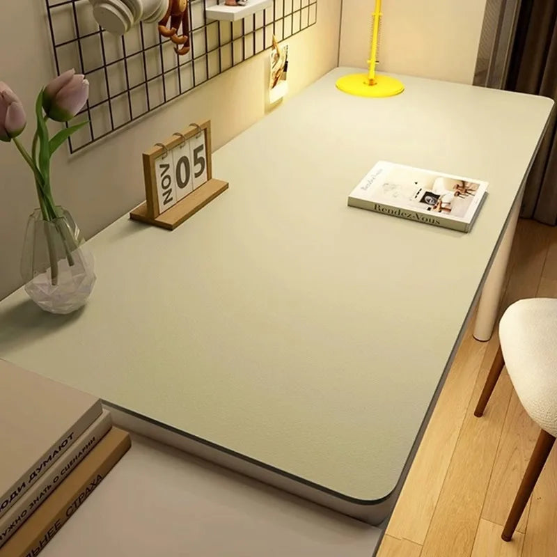 Leather Table cloth for Home Easy Clean Table Protector Waterproof Tea Coaster Large Desk Mat Anti-Slip Gamer Keyboard Mouse Mat