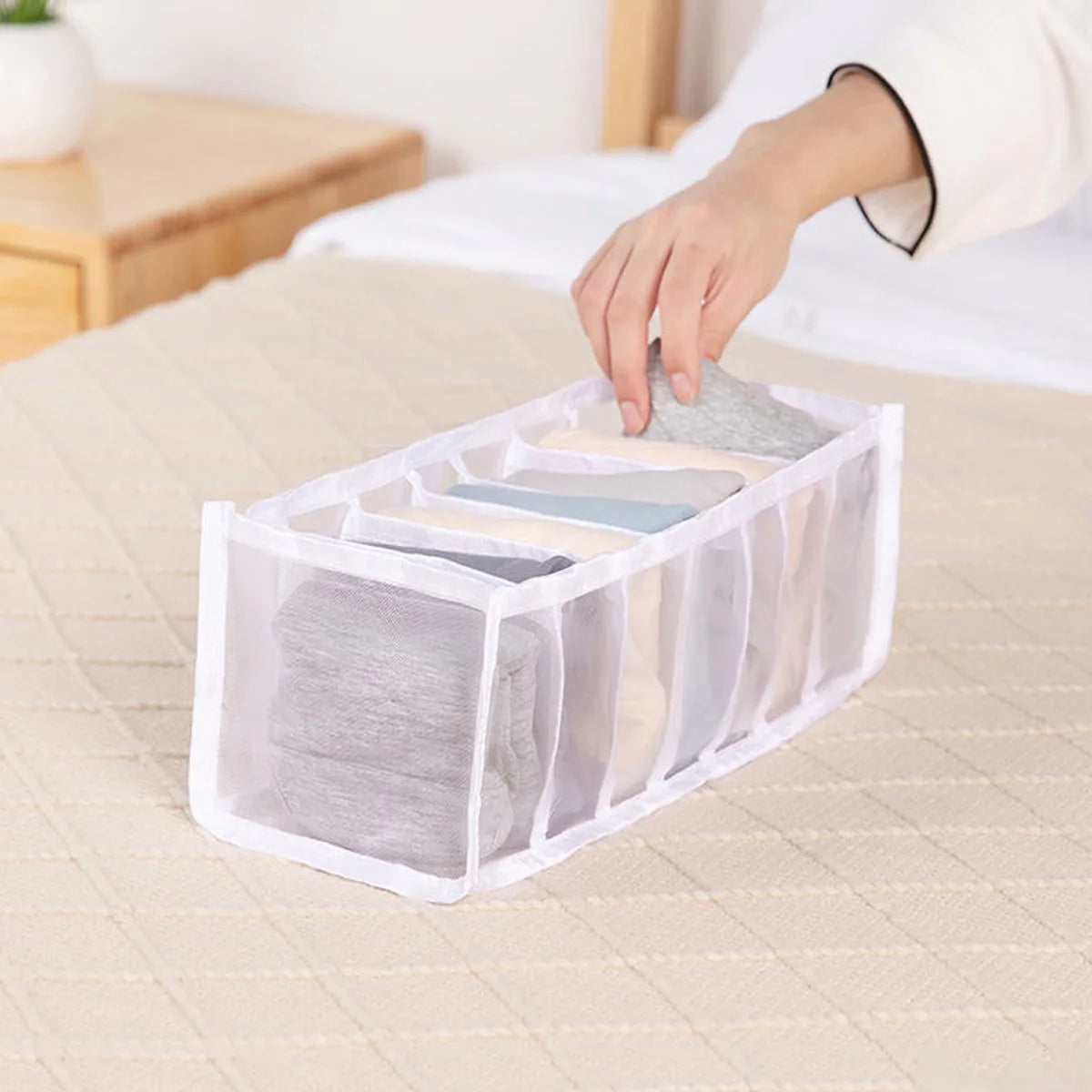 Underwear Organizer Clothes Wardrobes Box Closet Room Organizers Foldable Drawer Home Organization and Bra Storage Bedroom Shelf