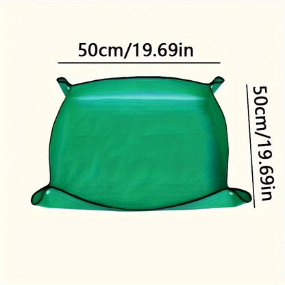 1pcs Planting Mat Gardening Potting Pad Foldable Garden Plant Flower Pot Transplanting Waterproof Mats