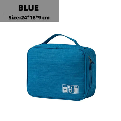 Travel Electronic Digital Storage Bag, Multifunctional High-capacity Earphones, Data Cable Protective Case, Dust Bag Travel Elec