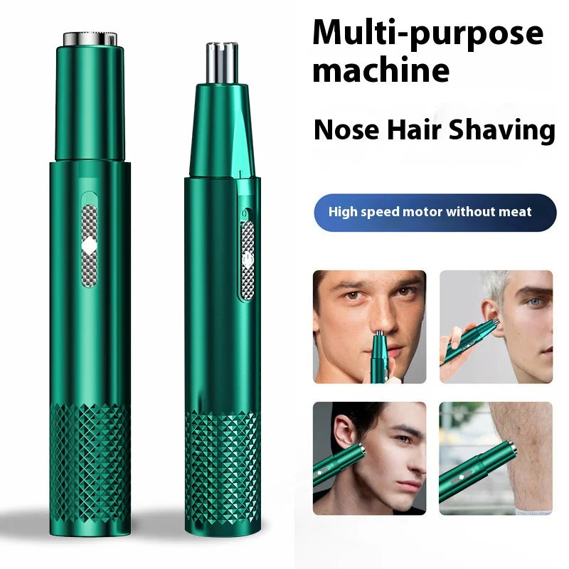 1pcProfessional Nose Hair Trimmer - Compact & Portable,USB Rechargeable Gentle on SkinWaterproof Blades for Easy Cleaning