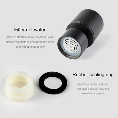 Brass New 2 Mode Washbasin Faucet Nozzle 360° Rotary Splashback Faucet Aerator Kitchen Sink Pressurized Faucet Aerator Bubbler