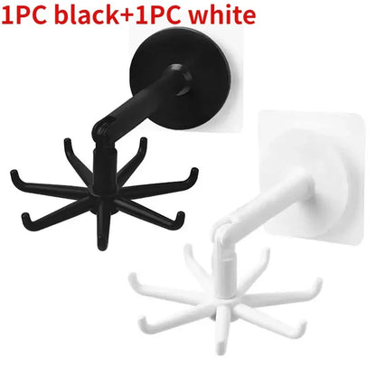 Kitchen Hook Organizer Bathroom Hanger Wall Dish Drying Rack Holder For Lid Cooking Accessories Cupboard Storage Cabinet Shelf