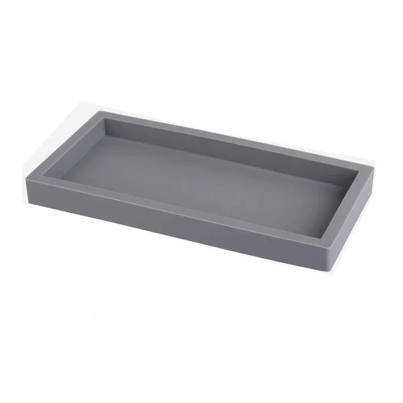 A multifunctional bathroom countertop storage tray, hand sanitizer shampoo display tray, jewelry display tray