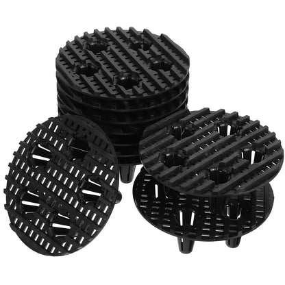 10pcs Durable Plastic Pot Feet Insect Net Anti Skid Elevator Stand for Flower Pots Gardening Plant Container Patio Deck