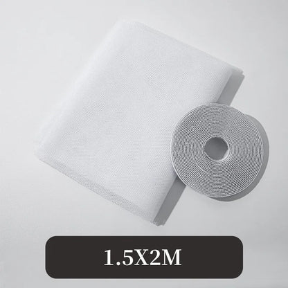 Anti Fly Mosquito Net Insect Bug Fly Screen Curtain Indoor DIY Self-Adhesive Window Mesh with Tape for Windows Accessories