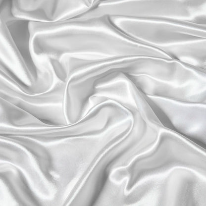 Solid Satin Fitted Sheet - No Pillowcase Ultra Soft & Wrinkle Resistant Bed Cover for Mattress Deep Pocket Design