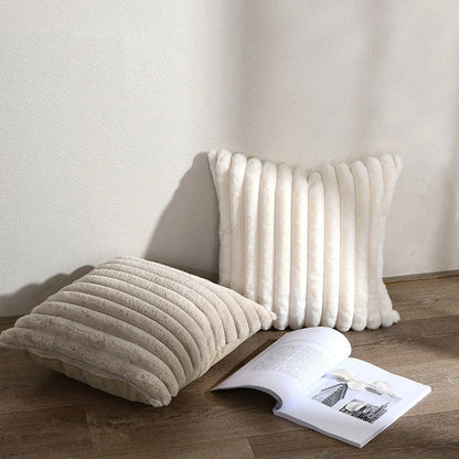 1pc Stripe Corduroy Pillow Case,Creative Home Fabric PillowCushion For Sofa Bedroom Car, Home Decoration Home Decor Room Decor