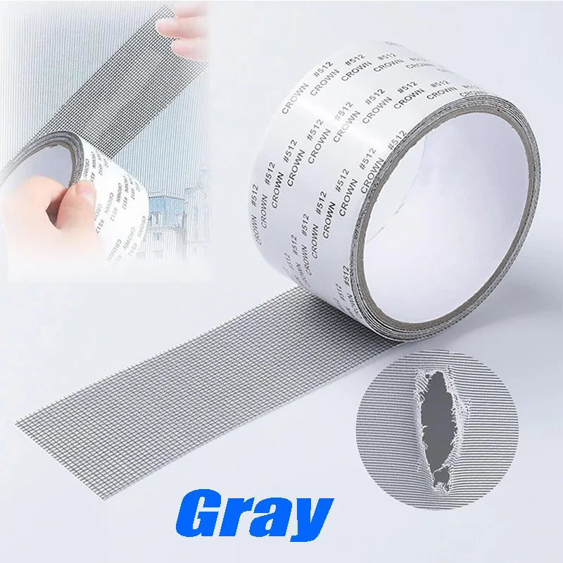 Window Screen Tape Anti-mosquito Screen Repair Subsidy Door Curtain Mosquito Net Hole Patch Repair Self-adhesive Screen Tape