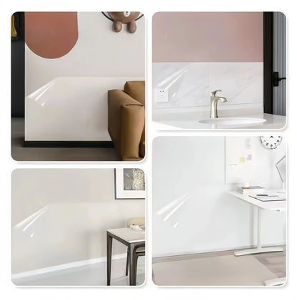 Transparent contact protective film decorative waterproof and oil resistant kitchen wall static wallpaper bedroom wall sticker