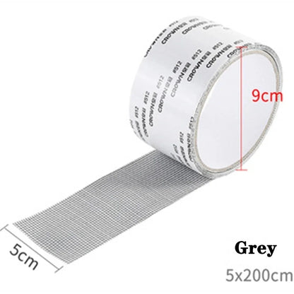 Window Screen Hole Patch Repair Easy Apply Waterproof Tape – Keep Mosquitoes Out with Our Anti-Insect, Self-Adhesive Mesh Patch