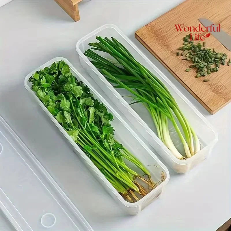 Refrigerator fresh-keeping storage box, fresh-keeping artifact,Small Food Preservation Boxes,Transparent Sealed Storage Box