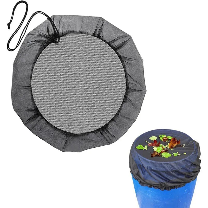 2/1pcs Mesh Cover Netting for Rain Barrels Water Collection Buckets Tank Raindrop Harvesting Tool Anti-Mosquito Water Protection