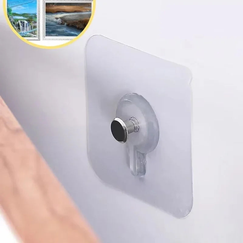Strong Adhesive Hooks Picture Frame Poster No Drilling Hooks Waterproof Durable Kitchen Bathroom Accessories Screw Hooks