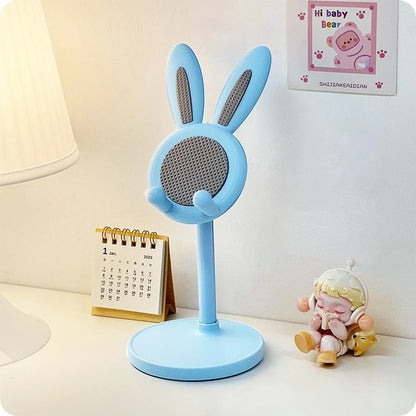 Cute Rabbit Mobile Phone Stand Desktop Can Be Lifted And Adjusted Desktop Lazy Person Selfie Watch Video Music Support Bracket