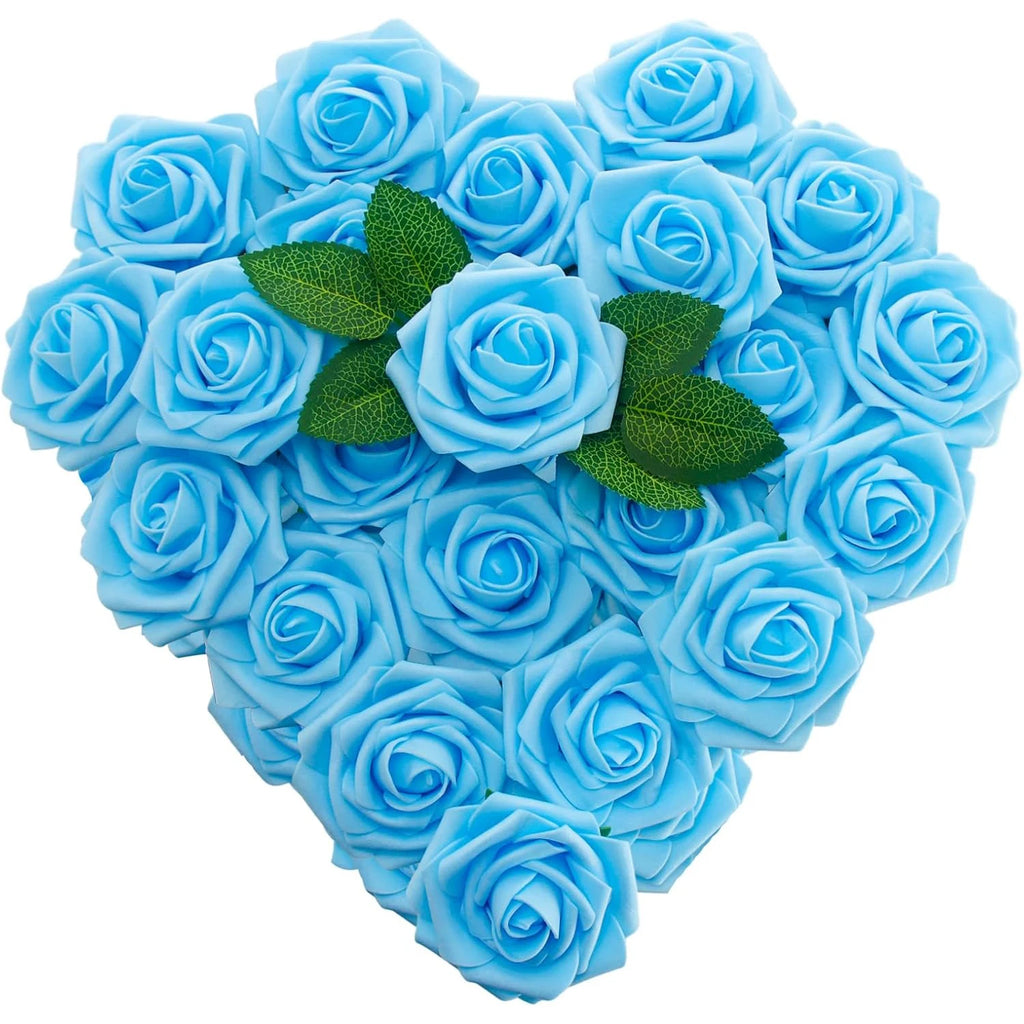 PE Foam Rose Artificial Flower Wedding Bride Bouquet Accessory Garland Home vase table Outdoor Garden festival Party DIY Decor