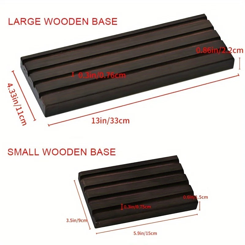 Wood Coin Display Stand Military Challenge Coin Holder Desk Organizer For Collectors Ideal Coins Collection Stand for Home Decor