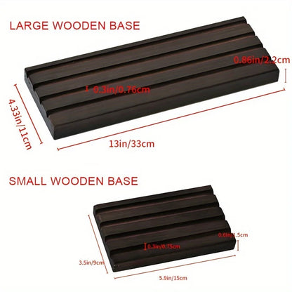 Wood Coin Display Stand Military Challenge Coin Holder Desk Organizer For Collectors Ideal Coins Collection Stand for Home Decor