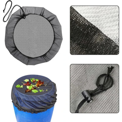 2/1pcs Mesh Cover Netting for Rain Barrels Water Collection Buckets Tank Raindrop Harvesting Tool Anti-Mosquito Water Protection
