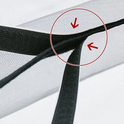 Self-adhesive and reusable mosquito nets for windows, anti-mosquito window screens, tulle, customizable in summer washable mesh