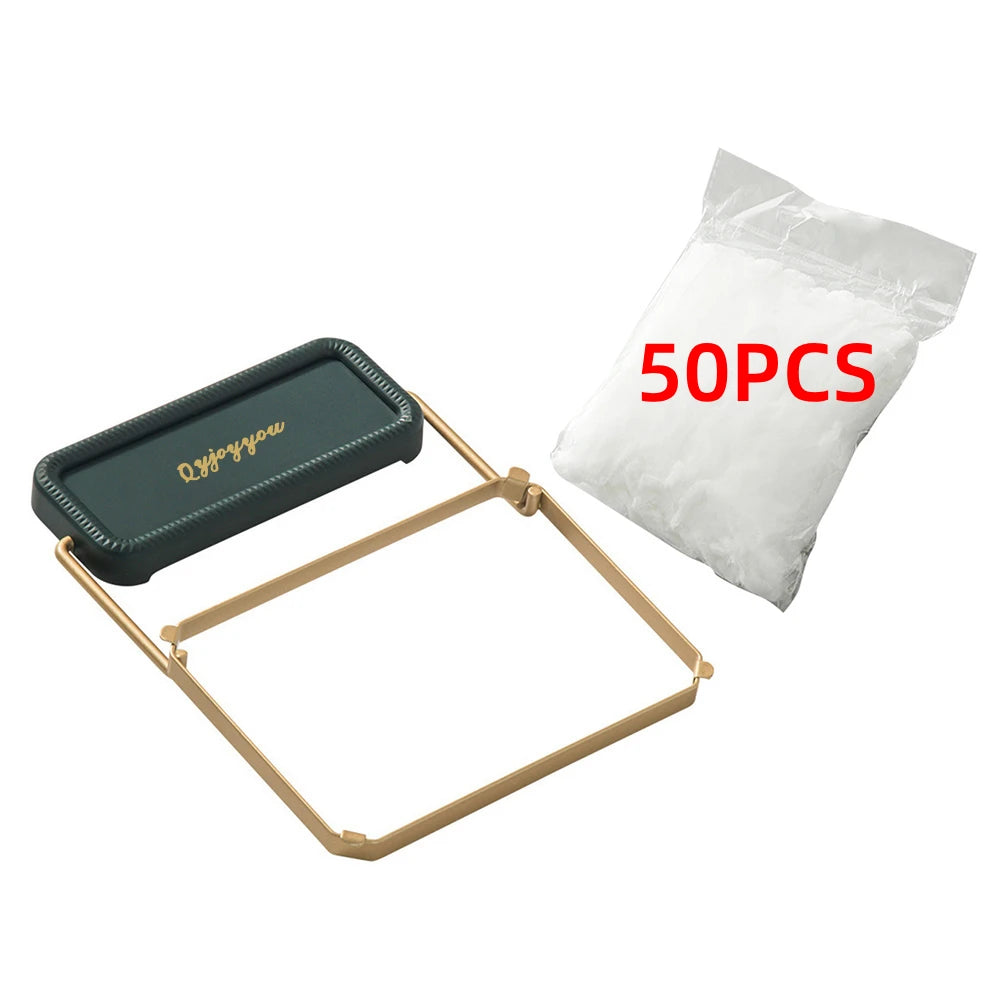Foldable Sink Strainer Mesh Bag Stand Kitchen Sink Filter Rack Waste Garbage Net Shelf Disposable Garbage Mesh Bag Kitchen Gadge