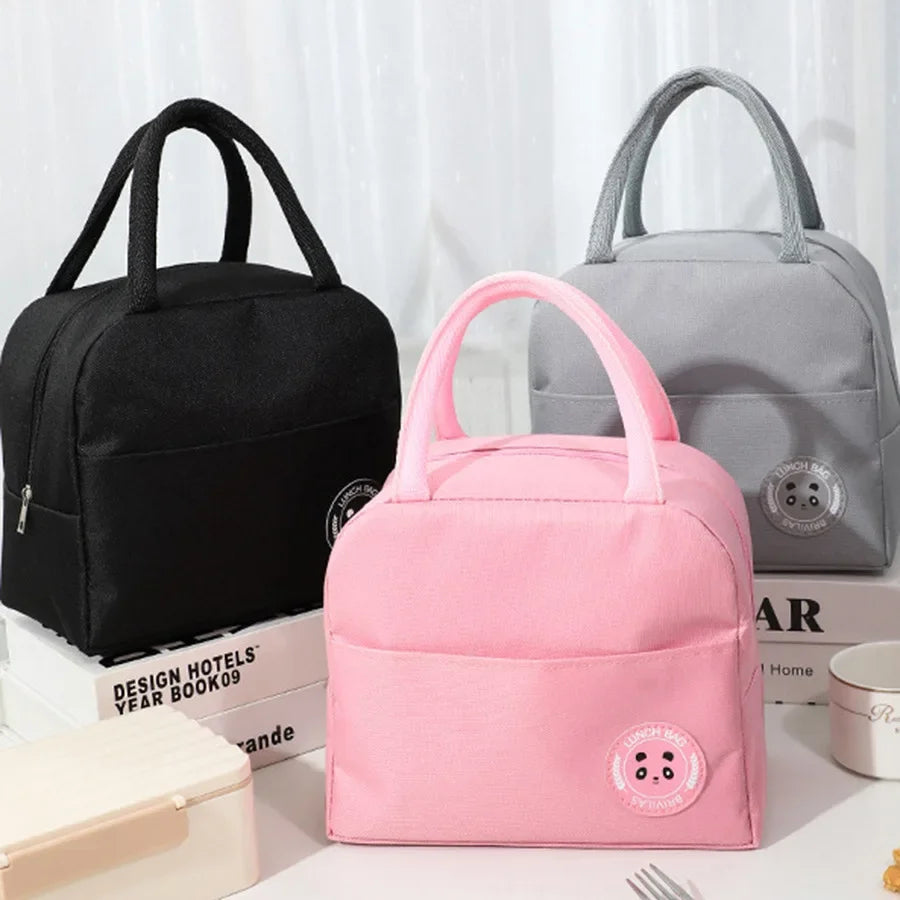 Cation Series Tropical Waterproof Insulation Lunch Box Bag Hand-Held Bento Bag with Thickened Ice Pack for Wholesale