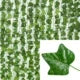 11/4.4M Artificial Plant Green Ivy Leaf Garland Fake Plant Creeper Hanging Vine Outdoor DIY Garden Wall Wedding Party Home Decor