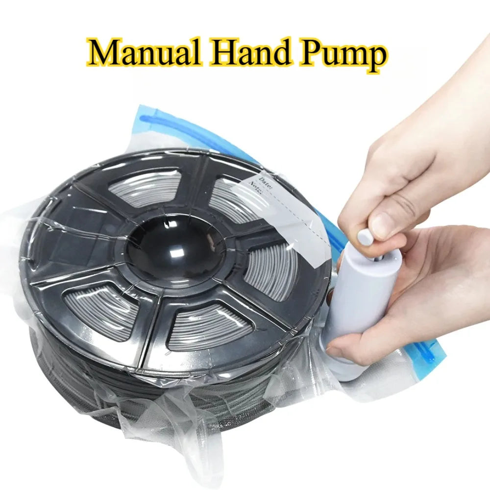 USB Rechargeable Electric Air Pump For 3D Printer Filament Vacuum Bag One-key Quick Pumping Storage Bag Automatic Compressed
