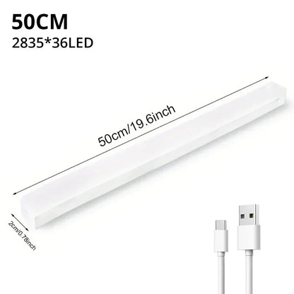 Motion Sensor Light Wireless LED Night Light USB Rechargeable Night Lamp Cabinet Wardrobe Lamp Staircase Backlight For Kitchen 1