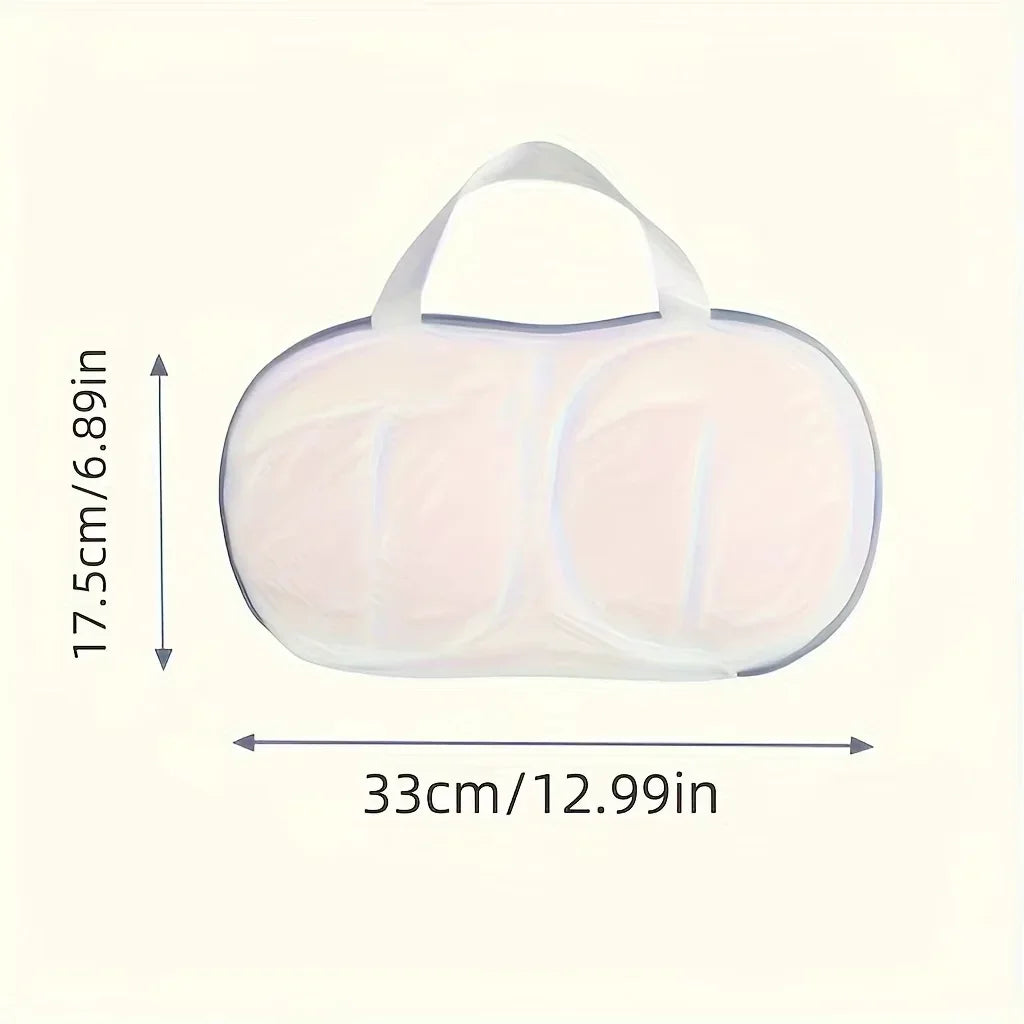 1/2Pcs Laundry Washing Bag with Zipper Foldable Mesh Lingerie Underwear Mesh Bra Washer bag Bra laundry bag Bra Wash Bag Mesh