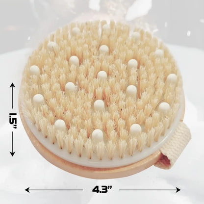 Furniture Accessories Dry Body Brush for Shower Exfoliating Skin Scrubber with Massage Nodes Bath Brush