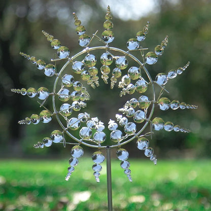 Wind Spinner,Windmill Rotating,Garden Decoration Outdoor Metal Garden Art Outdoor Decor