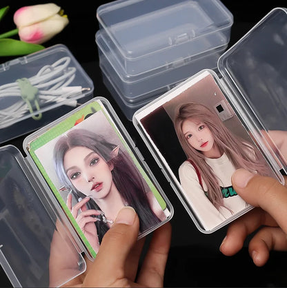 3/5/10Pcs Plastic Boxes Playing Cards Container Storage Case Packing Poker Game Card Box Board Games Card Organizer