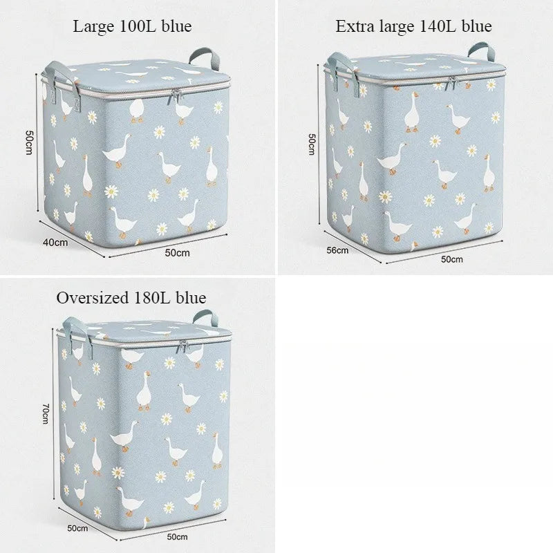 Quilt Storage Bag Home Wardrobe Large Capacity Clothes Quilt Organizing Bag Clothing Moving Waterproof Moisture-proof