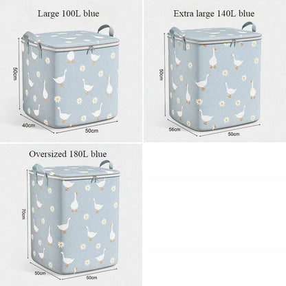 Quilt Storage Bag Home Wardrobe Large Capacity Clothes Quilt Organizing Bag Clothing Moving Waterproof Moisture-proof