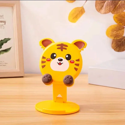 Portable Cartoon Mobile Phone Tablet Holder Desktop Bracket Universal Foldable Lifting Bracket Creative Cute Bracket For Phones