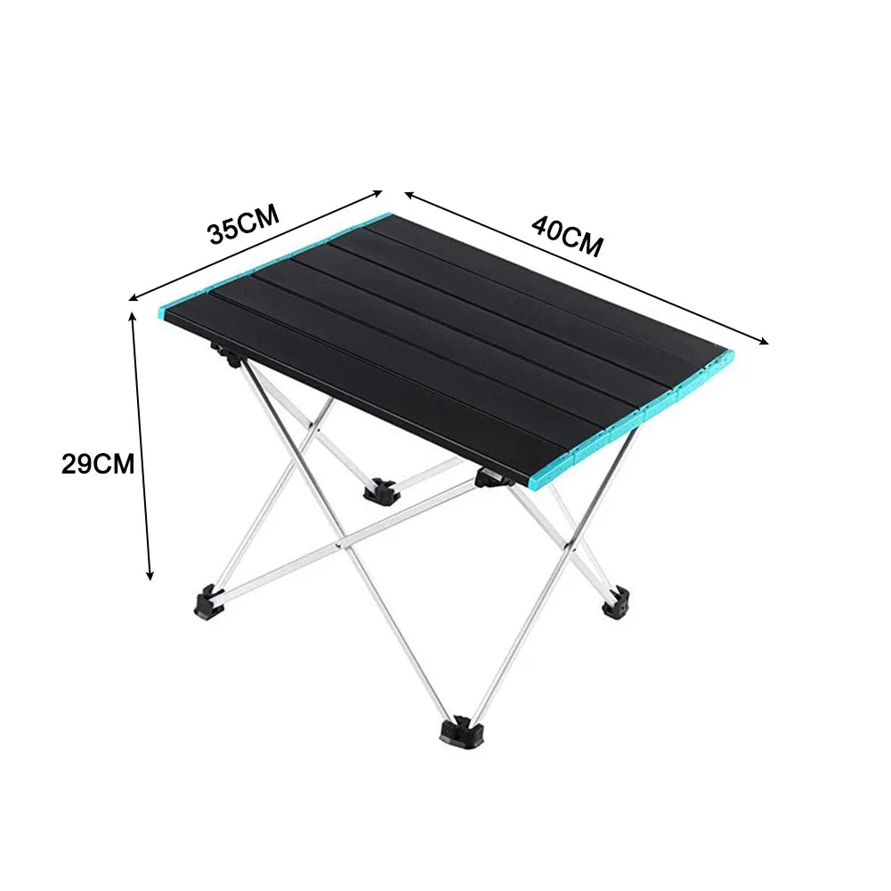 Ultralight Portable Folding Camping Table Foldable Outdoor Dinner Desk High Strength Aluminum Alloy For Garden Party Picnic BBQ
