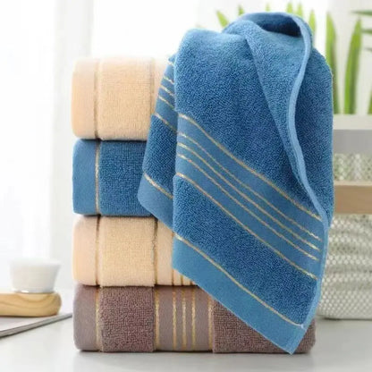 Class a All-Cotton Thickened Absorbent Jacquard Skin-Friendly Face Towel Bath Pure Cotton Adult Towel