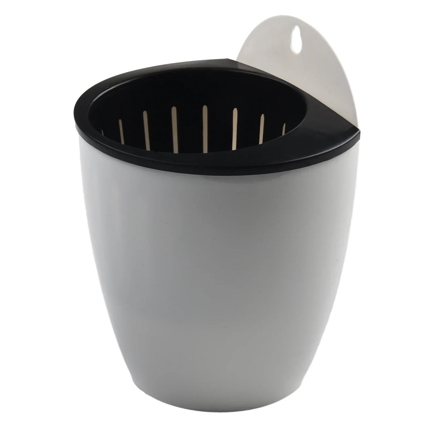Wall-Mounted Plastic Potted Plant Flowerpot Creative Automatic Water-Absorbing Wall Hanging Home Flower Pot Wall Decoration