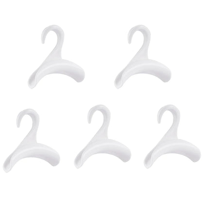 5pcs/set Arch Coat Rack Hook Bag Holder PP Material for Home Closet Storage Hat Scarf Shawl Purse Handbag Organizer Hooks