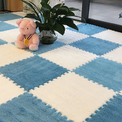 Soft Plush Children's Mat Babe Toys Eva Foam Puzzle Carpet Warm Children Play Mats Interlocking Rugs Infant Carpet 30*30*1cm