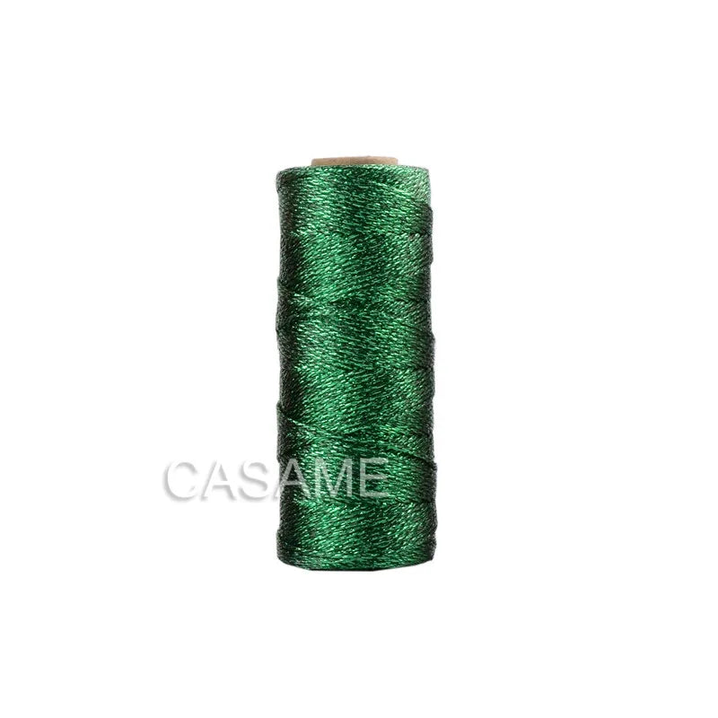 1.5mm 100m Rope Gold Silver Cord Gift Packaging String For Jewelry Making Lanyard Thread Cord DIY Bracelet Christmas Home Decor