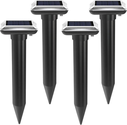 Outdoor solar-powered rat repellent P66 waterproof, suitable for courtyards, gardens, and farms