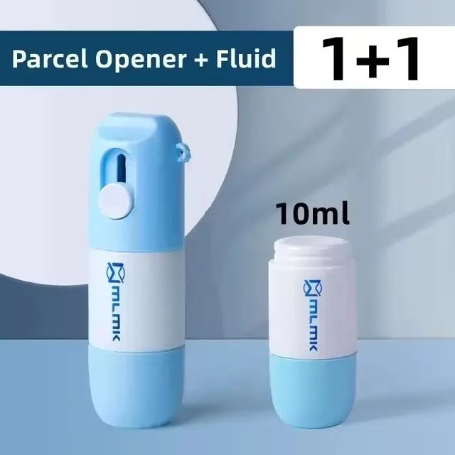 Thermal Paper Correction Fluid with Unboxing Knife Portable Durable Thermal Paper Data Identity Protection Fluid Eraser