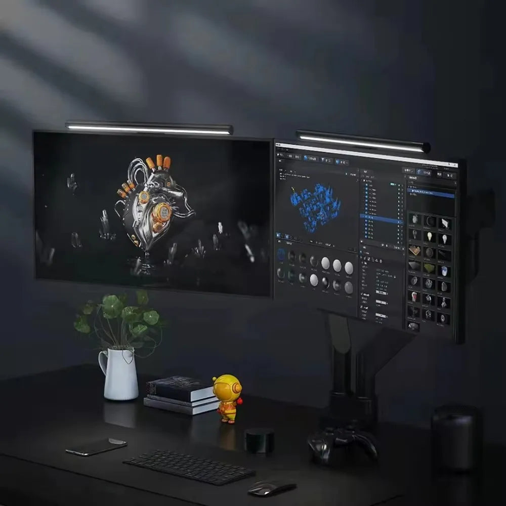 LYMAX M2/M2Plus Desk Lamp Screen bar Display Hanging Light Eye Protection PC Computer Monitor Light Bar Wireless Remote Control