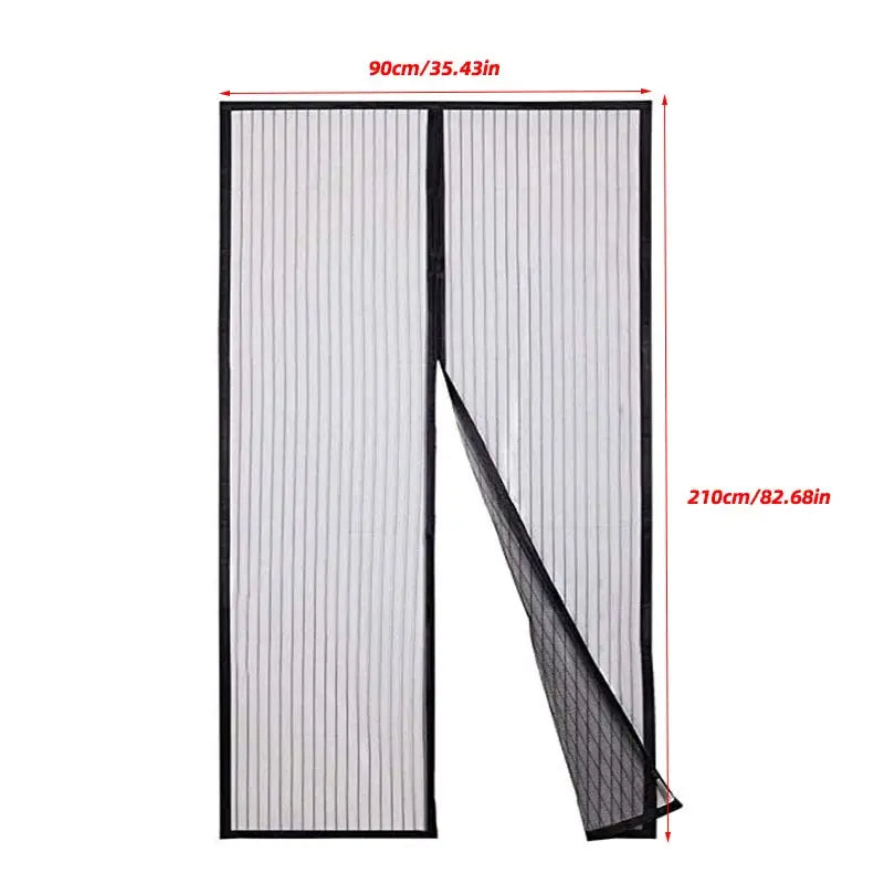Mosquito Net Curtain Magnets Door Mesh Insect Sandfly Netting with Magnets on The Door Mesh Screen Automatic Closing Door Screen