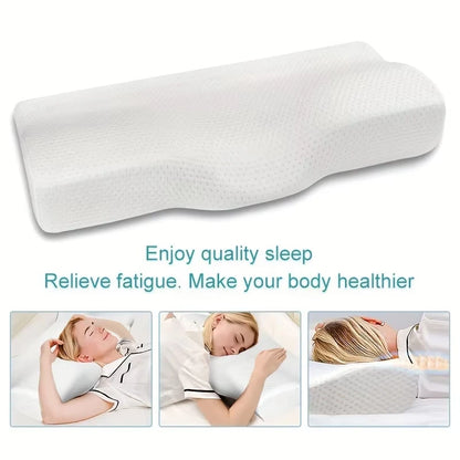 Butterfly Memory Pillow, Suitable For Side Sleepers, Orthopedic Neck Sleep Pillow, Ideal For Side Lying And Back Support.