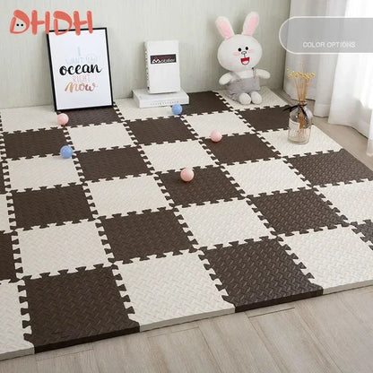 DHDH 30*30cm Foam Puzzles Carpet Play Mat Soft Non-slip Sports Fitness Mat Interlocking Sports Tile Carpet Home Decoration ﻿ ﻿